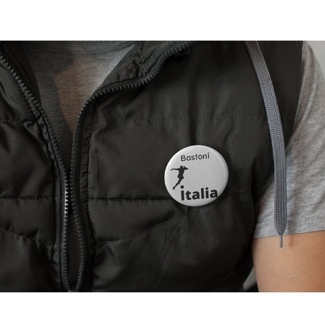 Fußball Italien, anpassbar Button (Von Creator hochgeladen)