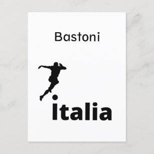 Fußball Italien, anpassbar Feiertagspostkarte