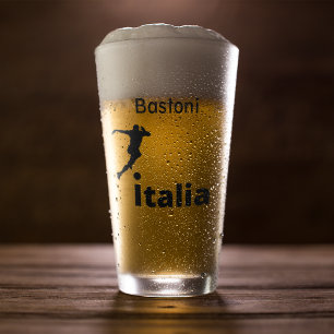 Fußball Italien, anpassbar Glas
