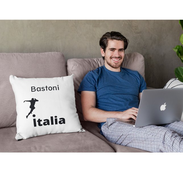 Fußball Italien, anpassbar Kissen (Von Creator hochgeladen)
