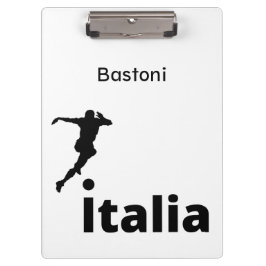 Fußball Italien, anpassbar Klemmbrett