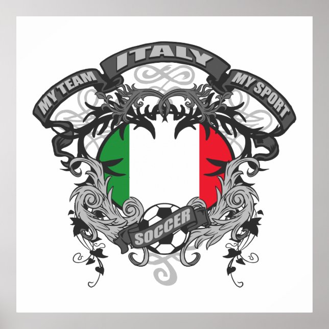 Fußball Italien Poster (Vorne)