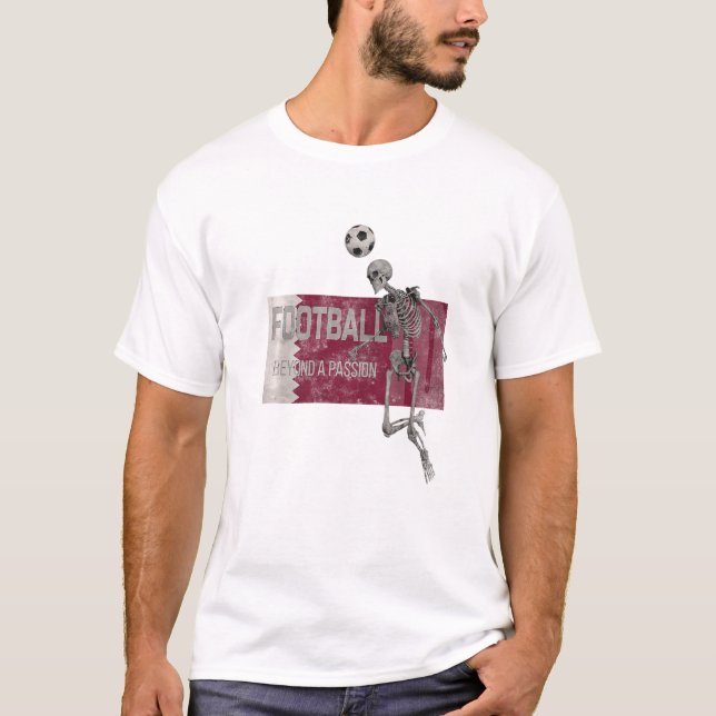 Fußball jenseits einer Passionsfurcht auf Katar-Fl T-Shirt (Vorderseite)