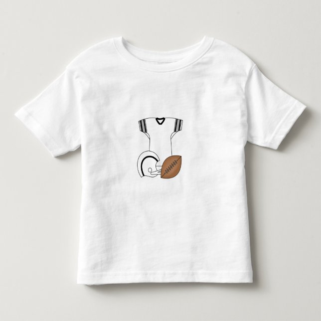 Fußball Jersey personalisiert Kleinkind T-shirt (Vorderseite)