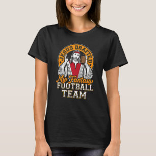 Fußball Jesus Christus Dramatiker Mannschaft Männe T-Shirt