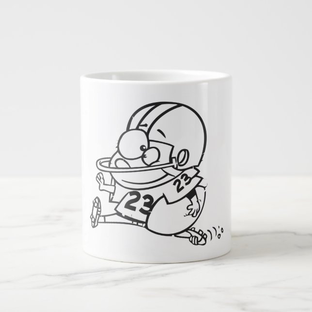 Fußball - Jumbo-Tasse (Vorderseite)