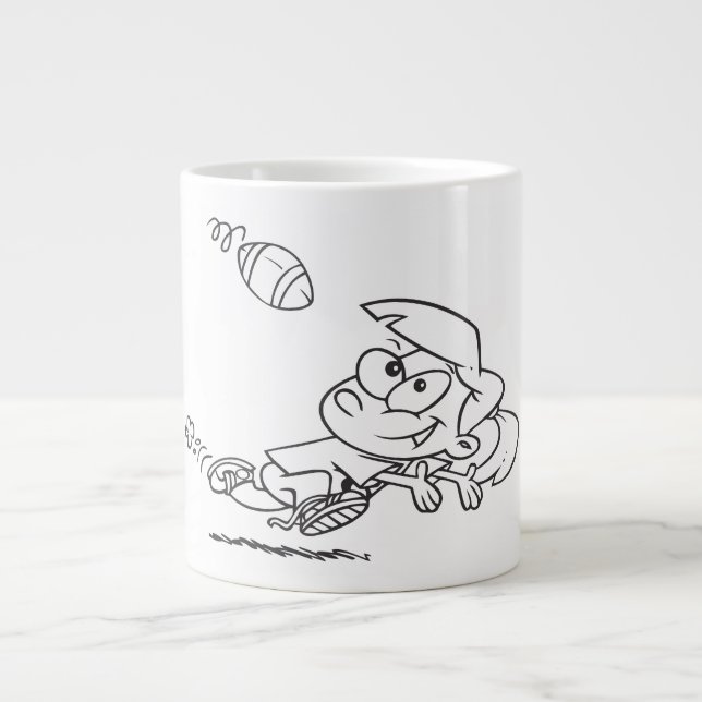 Fußball - Jumbo-Tasse (Vorderseite)