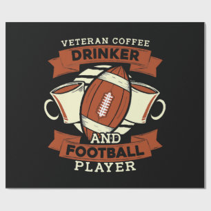 Fußball Kaffee Geschenkpapier