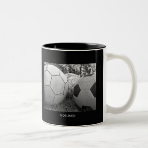 Fußball-Kaffee-Tasse Zweifarbige Tasse