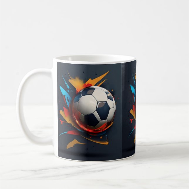 Fußball Kaffeetasse (Links)