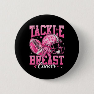 Fußball - Kampf gegen Brustkrebs rosa Brustkrebs A Button
