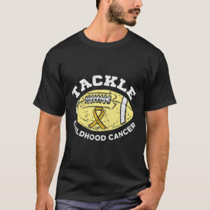 Fußball-Kampf Kinderkrebs-Kampagne T-Shirt