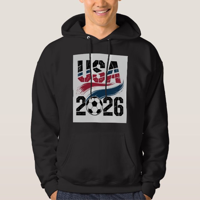 Fußball Kapuzenpullover Hoodie (Vorderseite)