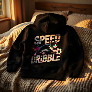 Fußball-Katz-Kunst für Frauen, die Gamer sind & Ka Hoodie