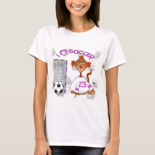 Fußball-Katze T-Shirt