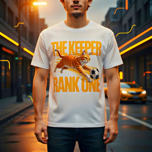 Fußball-Katzentorwart – Süßes Lustiges Geschenk  Tri-Blend Shirt