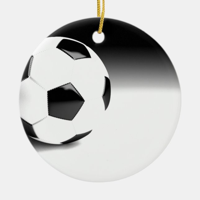 Fußball Keramik Ornament (Vorne)