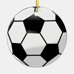 Fußball Keramik Ornament