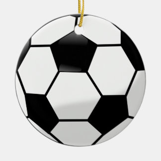 Fußball Keramik Ornament