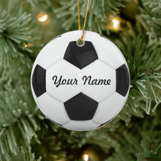 Fußball Keramik Ornament (Baum)