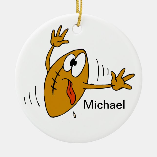 Fußball Keramikornament (Vorne)