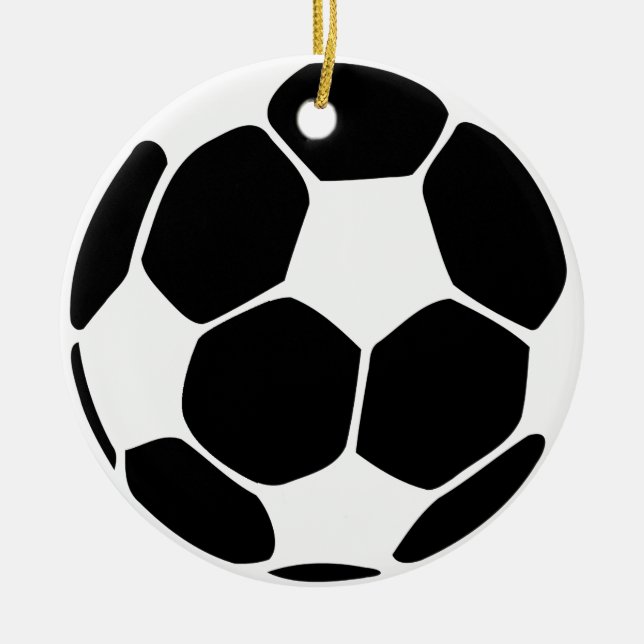Fußball Keramikornament (Vorne)