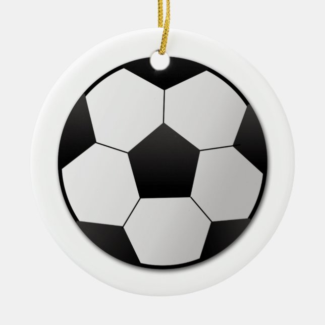 Fußball Keramikornament (Vorne)