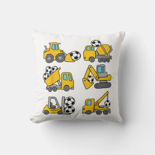 Fußball Kinder Fußball Bau Trucks Kissen