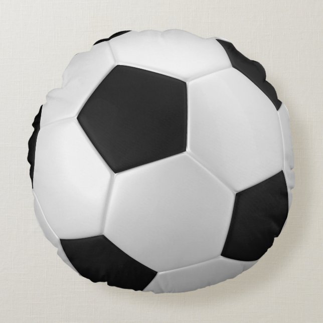 Fußball-Kissen Rundes Kissen (Vorderseite)