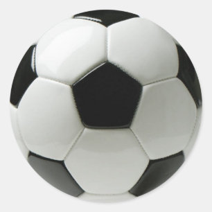Fußball-klassischer runder Aufkleber