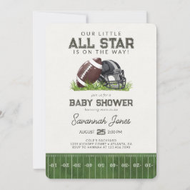 Fußball Kleiniges All Star Baller Baby Dusche Einladung