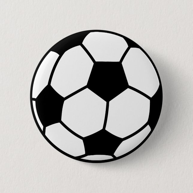 Fußball-Knopf Button (Vorderseite)
