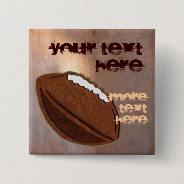 Fußball-Knopf Button (Vorderseite)