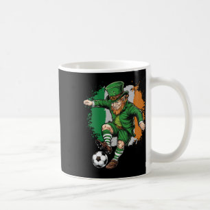 Fußball Kobold St Patricks Day Jungen Kinder Männe Kaffeetasse