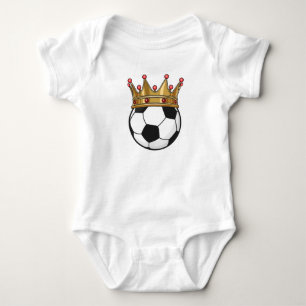 Fußball-Kronenkönig Baby Strampler