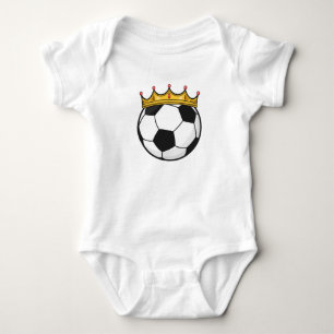Fußball-Kronenkönigin Baby Strampler