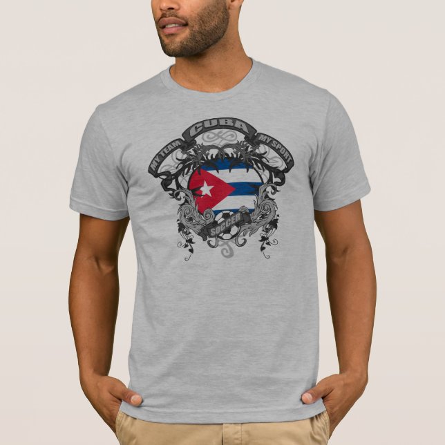Fußball Kuba T-Shirt (Vorderseite)