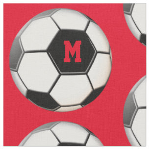 Fußball-Kugelmuster Stoff