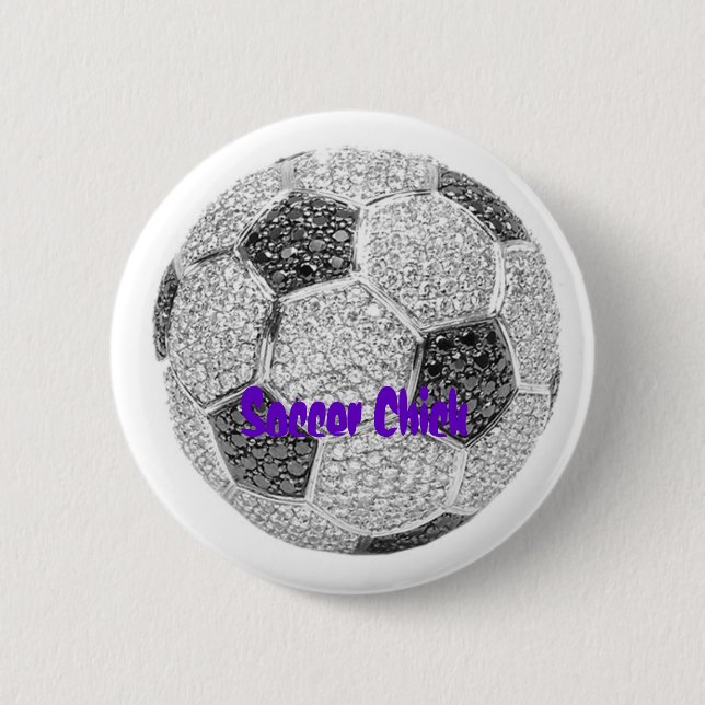 Fußball-Küken Button (Vorderseite)
