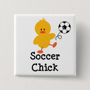 Fußball-Küken-Knopf Button