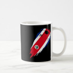 Fußball Landesflagge von Costa Rica Kaffeetasse