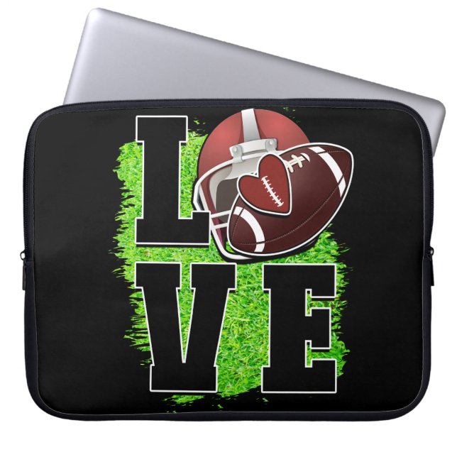 Fußball-Laptop-Case Laptopschutzhülle (Vorderseite)