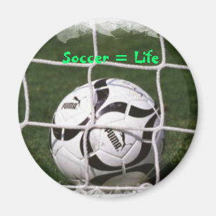 Fußball = Leben Magnet