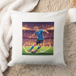 Fußball-Legende inspiriert Wurf Kissen