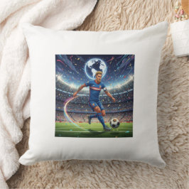 Fußball-Legende inspirierte Wurfkissen Kissen