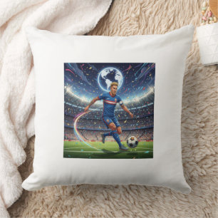 Fußball-Legende inspirierte Wurfkissen Kissen