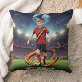 Fußball-Legende inspirierte Wurfkissen Kissen