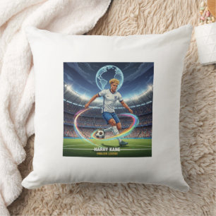 Fußball-Legende inspirierte Wurfkissen Kissen
