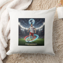 Fußball-Legende inspirierte Wurfkissen Kissen