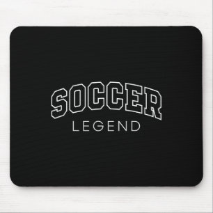 Fußball-Legende Lustige athletische Beschriftung T Mousepad